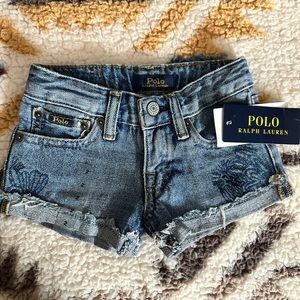 Polo toddler denim shorts